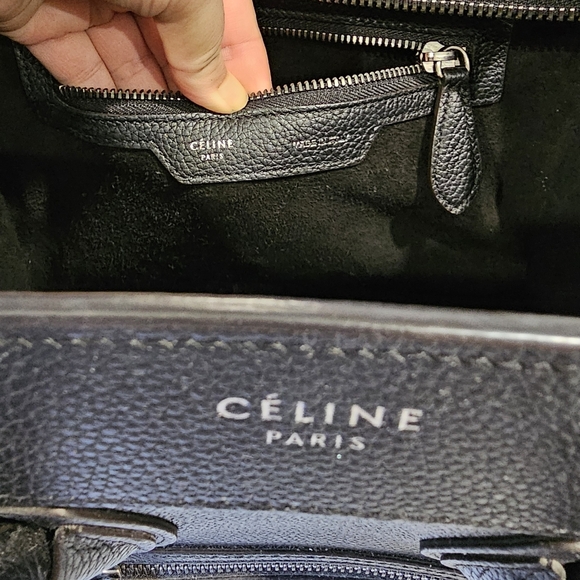 CELINE Micro luggage bag drummed calfskin - Picture 9 of 11